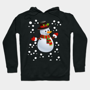 Snowman In The Snow Hoodie